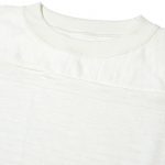 Warehouse & Co. Lot. 4063 No Print 3/4 Sleeve Football T-Shirt (White) - Image 2