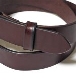 Warehouse & Co. Lot 6041 / Leather Slim Belt - 2 Colours - Image 4