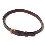 Warehouse & Co. Lot 6041 / Leather Slim Belt - 2 Colours - Image 2