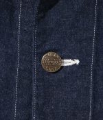 Sugar Cane & Co. Lot SC15503 / Fiction Romance 11oz Blue Denim 1920's Work Coat - Image 4