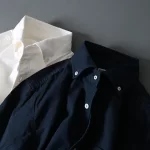 Barns Outfitters (BR-4965N) B.D. Oxford LS Shirt - Navy - Image 13