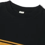Warehouse & Co. Lot 4093 Panel Border T-Shirt - Black - Image 4