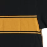 Warehouse & Co. Lot 4093 Panel Border T-Shirt - Black - Image 6