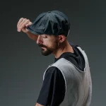 H.W. Dog Dungaree PK Cap - Black - Image 6