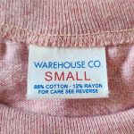 Warehouse & Co. Lot 4096 88/12 Heather Tee - Red - Image 4