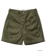 Buzz Rickson's Lot BR52381 / Early Military Chinos (MOD.) 1945 Model Shorts - Olive