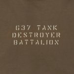 Buzz Rickson's Lot BR79436 / 637th Tank Destroyer Battalion T-Shirt - Khaki - Image 4