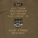 Buzz Rickson's Lot BR79436 / 637th Tank Destroyer Battalion T-Shirt - Khaki - Image 8