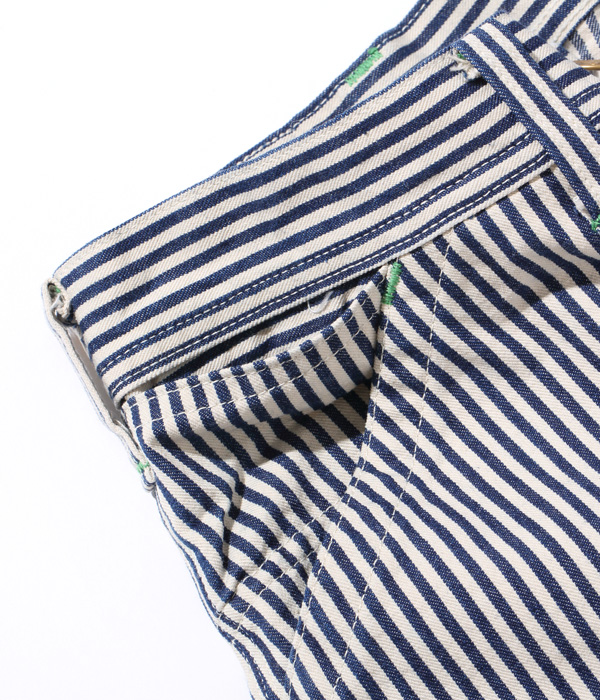 Sugar Cane & Co. Lot SC51842 / 11oz Hickory Stripe Work Shorts