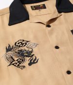 ="Tailor Toyo Lot TT39303 / Suka Bowling Shirt “Dragon & Japan Map""" - Image 3