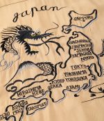 ="Tailor Toyo Lot TT39303 / Suka Bowling Shirt “Dragon & Japan Map""" - Image 4