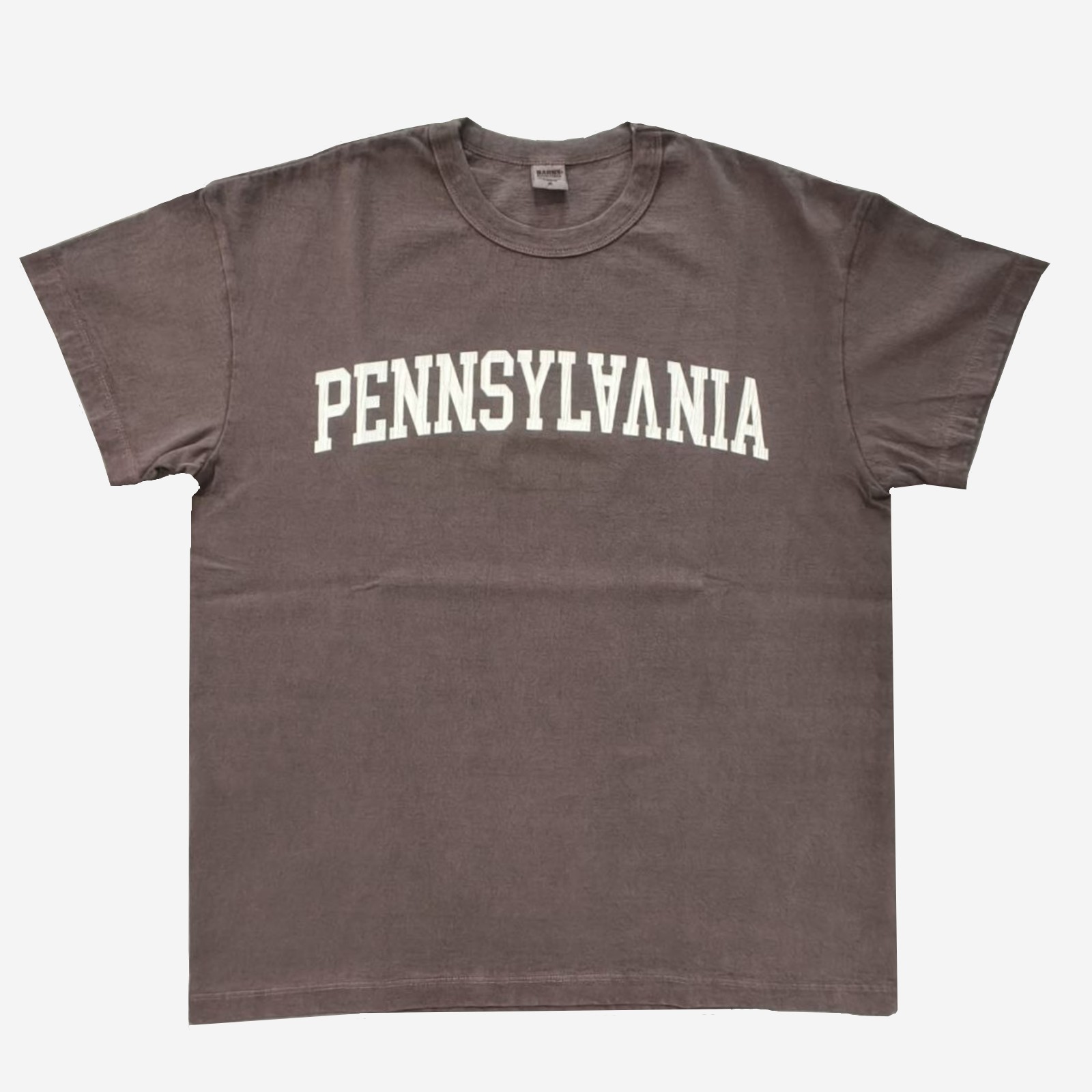 barns pen 1 red Barns Outfitters (BR24318) PENNSYLVANIA Tube Tee - Burgundy - Image 1