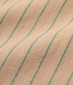 Sugar Cane & Co. Lot SC28652 / Coke Stripe LS Work Shirt - Beige - Image 9
