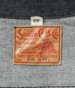 Sugar Cane & Co. Lot SC15650 / 14.25oz Black Denim Jacket 1953 Model - Image 3