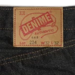 Denime Lot 224-66B / 66 Model Black Denim - Image 12