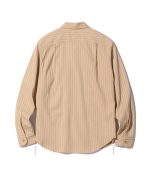 Sugar Cane & Co. Lot SC28652 / Coke Stripe LS Work Shirt - Beige - Image 2