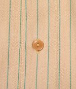 Sugar Cane & Co. Lot SC28652 / Coke Stripe LS Work Shirt - Beige - Image 4