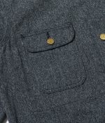 Sugar Cane & Co. Lot SC15659 / 9oz Black Covert Work Coat - Image 4