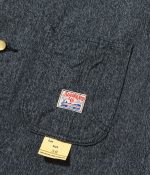 Sugar Cane & Co. Lot SC15659 / 9oz Black Covert Work Coat - Image 6