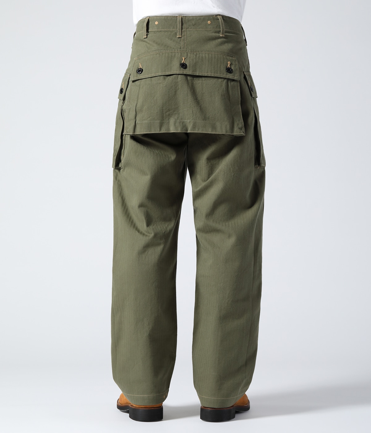 Buzz Rickson's Lot BR42501 / USMC M-1944 Herringbone Pants (Short