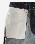 Momotaro Jeans (MMJB0101) #100 Classic Straight 15.7oz - Indigo - Image 11