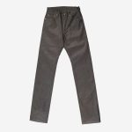 Graph Zero Coated Indigo Denim Straight Jeans