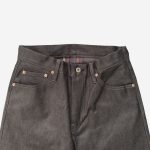 Graph Zero Coated Indigo Denim Straight Jeans - Image 5