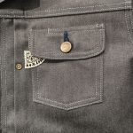 Graph Zero Single Rider Coated Denim Jacket - Image 4