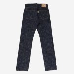 Graph Zero Skein Dying Slim Jeans - Green Indigo - Image 2