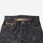 Graph Zero Skein Dying Slim Jeans - Green Indigo - Image 4