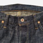 Graph Zero Skein Dying Slim Jeans - Green Indigo - Image 5