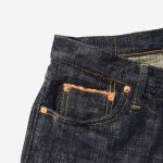 Graph Zero Skein Dying Slim Jeans - Green Indigo - Image 6