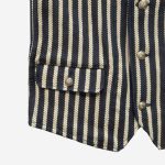Graph Zero Sashiko Denim Vest - Stripe - Image 6