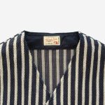 Graph Zero Sashiko Denim Vest - Stripe - Image 5