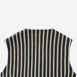 Graph Zero Sashiko Denim Vest - Stripe - Image 3