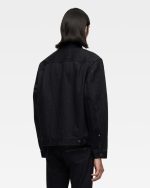 Momotaro Jeans (MMGJ1102) #002 Classic 15.7oz Denim Jacket - Black - Image 3