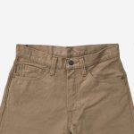 Pure Blue Japan (1175-KH) Heavy Duck Cloth Relaxed Tapered - Khaki - Image 6