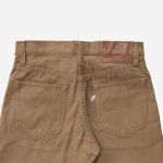 Pure Blue Japan (1175-KH) Heavy Duck Cloth Relaxed Tapered - Khaki - Image 3