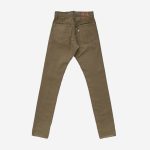 Pure Blue Japan (1175-OLV) Heavy Duck Cloth Relaxed Tapered - Olive - Image 2
