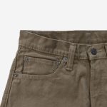 Pure Blue Japan (1176-OLV) Heavy Duck Cloth Regular Straight - Olive - Image 6