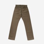 Pure Blue Japan (1176-OLV) Heavy Duck Cloth Regular Straight - Olive