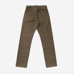 Pure Blue Japan (1176-OLV) Heavy Duck Cloth Regular Straight - Olive - Image 2