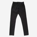 Pure Blue Japan (1170-2-BK) Sashiko Relaxed Tapered Pants - Black