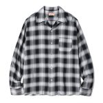 Sugar Cane & Co. Lot SC29120 / Rayon Ombre Check Open Shirt