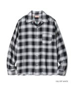 Sugar Cane & Co. Lot SC29120 / Rayon Ombre Check Open Shirt