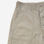 OrSlow Summer Herringbone Fatique Shorts - Ecru - Image 6