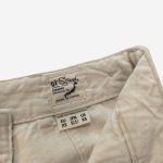 OrSlow Summer Herringbone Fatique Shorts - Ecru - Image 7