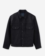 Momotaro Jeans (MMGJ1002) #002 Standard Denim Jacket 14.7oz - Black - Image 5