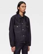 Momotaro Jeans (MMGJ0002) #002 Standard Denim Jacket 14.7oz - Indigo - Image 2