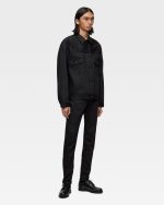 Momotaro Jeans (MMGJ1002) #002 Standard Denim Jacket 14.7oz - Black - Image 4